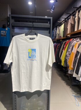 安踏男短袖，薏米白，L/2件，XL/2件，2XL/2件，3XL/2件，4XL/2件