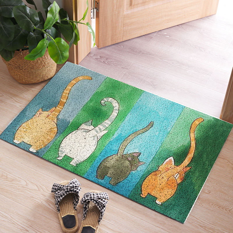 地垫进户丝圈可裁剪土门耐脏