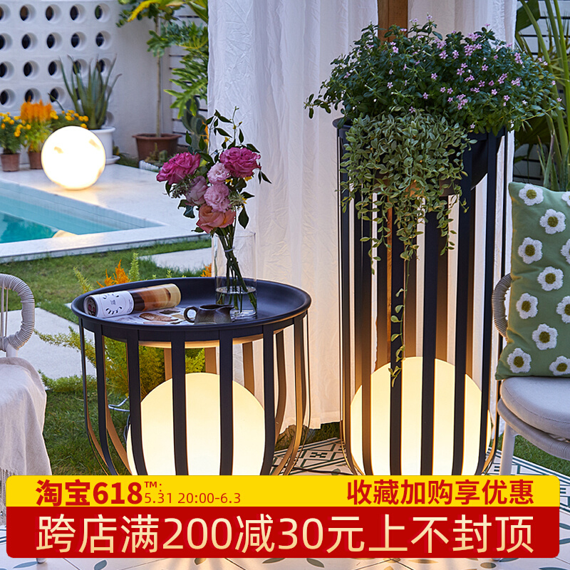 太阳能草坪灯户外防水庭院灯别墅花园室外花架灯露台落地灯茶几灯