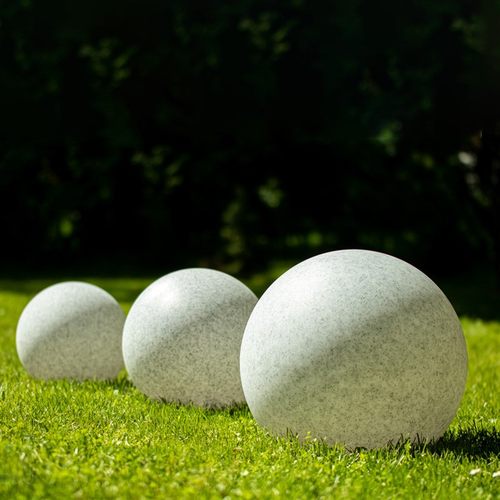 真户外大理石球灯太阳能庭院灯低压24V装饰草坪灯造景灯端景台灯