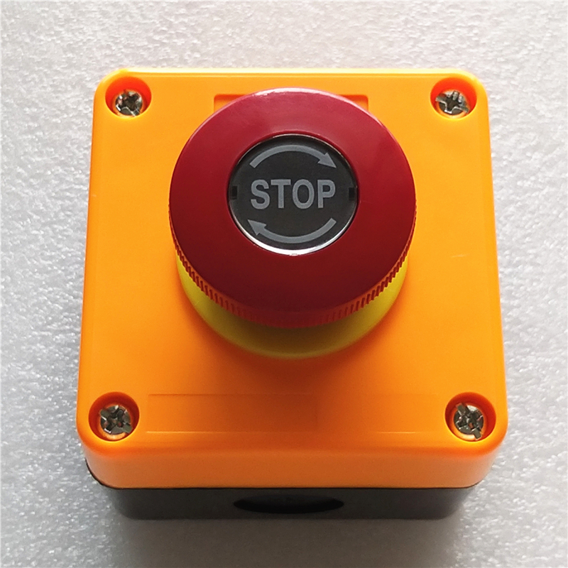江苏双科 底坑电梯急停按钮开关 ST0P 一常闭停止开关按钮盒子