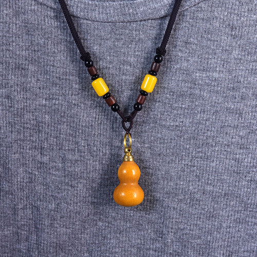 草里把玩镶口饰品吊坠脖挂小葫芦