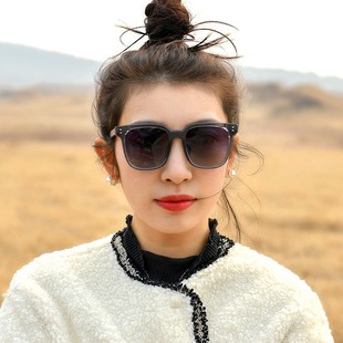 2023年新款 墨镜网红大框太阳镜偏光防紫外线黑框眼镜定制2145TR