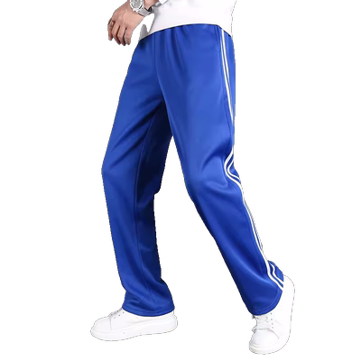 枫羚羽校服裤子宝蓝色加绒加厚