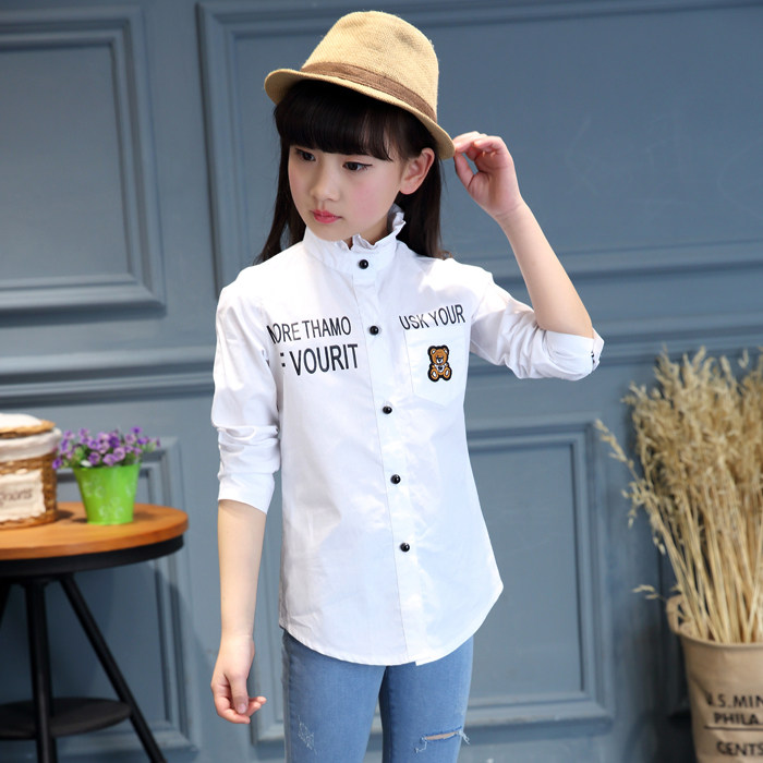 Chemise fille à manche longue - Ref 2086343 Image 5