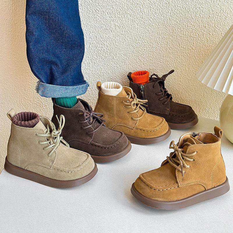 韩系复古儿童马丁靴英伦风男童皮靴女童单靴2025新款秋冬宝宝短靴,童鞋/婴儿鞋/亲子鞋,皮靴,淘宝优惠券,粉丝福利购,淘宝优惠卷