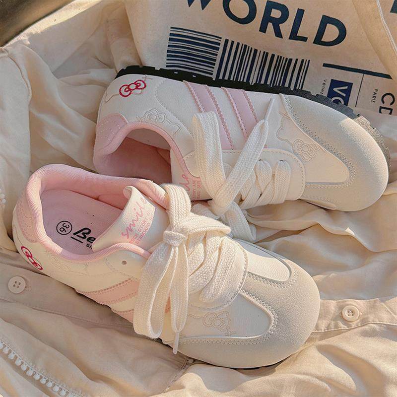 夏季女鞋小白鞋女配裙子的鞋子百搭芭蕾风德训鞋透气休闲 平底板,女鞋,休闲板鞋,淘宝优惠券,粉丝福利购,淘宝优惠卷