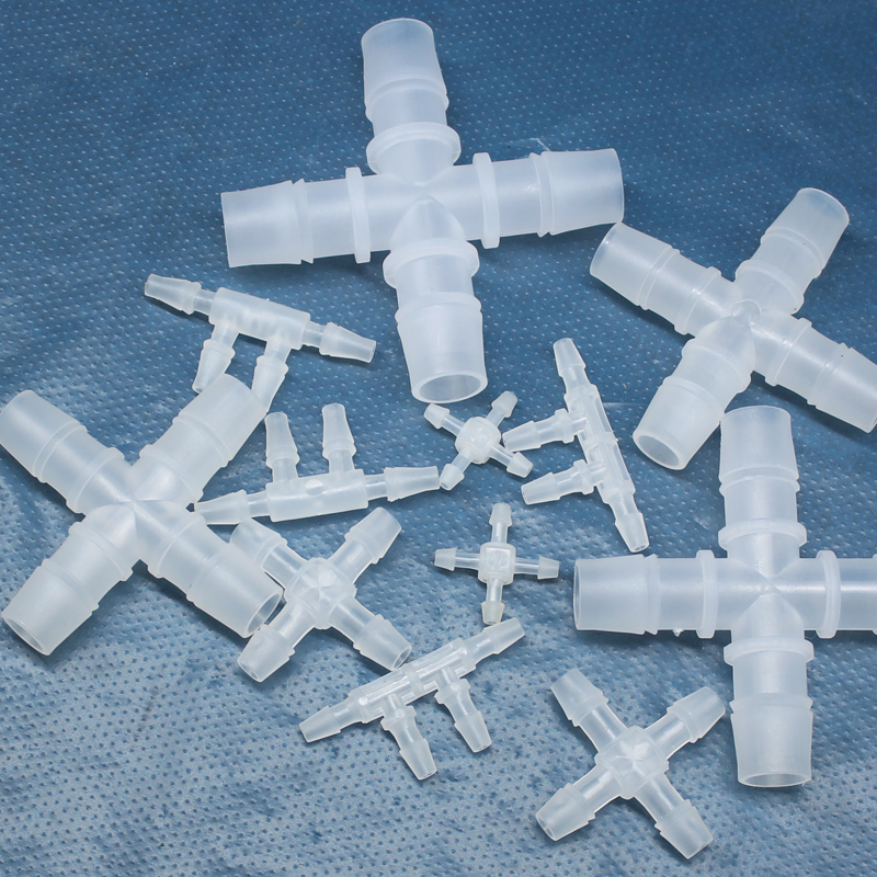 塑料宝塔接头等径四通十字软管