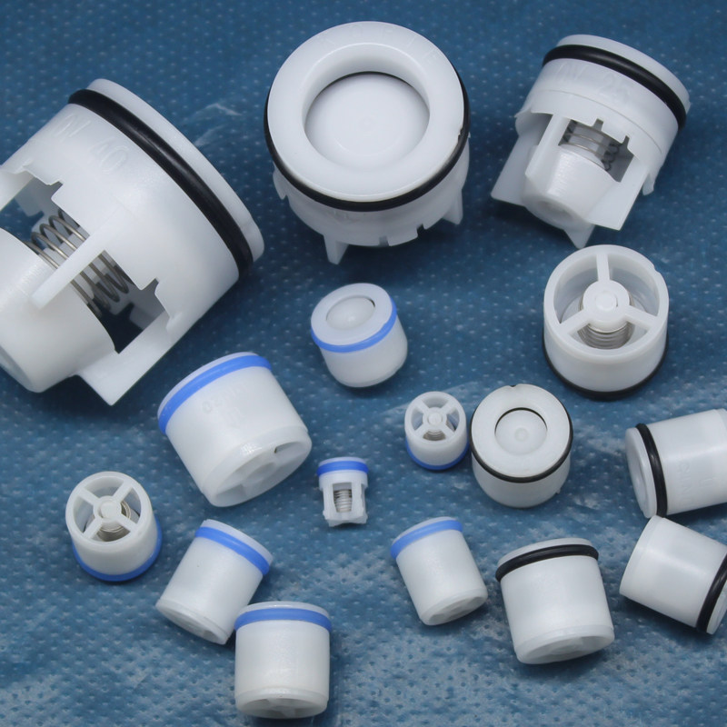 塑料管内塞止回阀阀芯快装单向阀接头mm止逆阀水管内嵌弹簧逆止阀