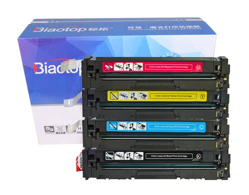 标拓 CF400A/210A硒鼓适用惠普HP M252n/m277n/227dw打印机CF403A