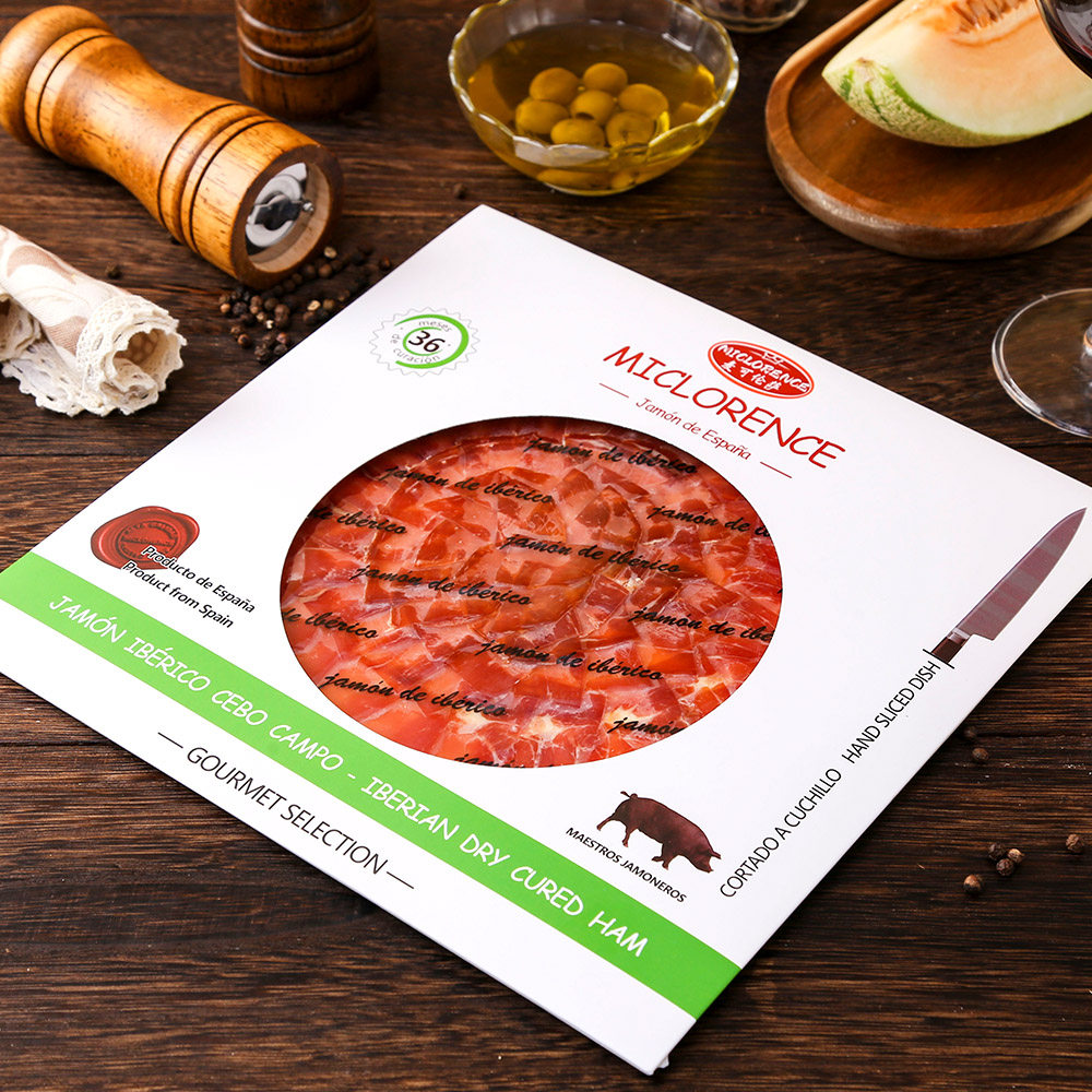 谷物饲养后腿手工切片