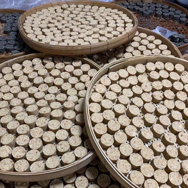 韶关客家即食特产翁源竹筒饼猪屎饼糯米饼花生芝麻饼酥松甜700g