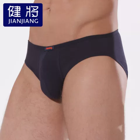 健将男士三角内裤莫代尔青年性感无痕运动透气低腰大码肥佬裤头 图片 1