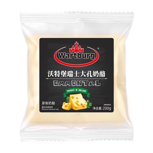 沃特堡进口瑞士大孔奶酪芝士200g
