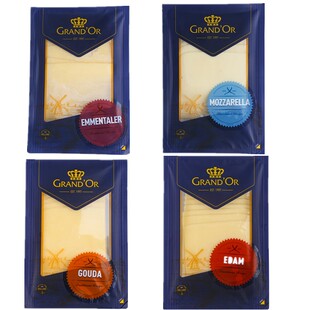 荷兰格兰特大孔干酪片160g芝士片奶酪片三明治原料高达味原制奶酪