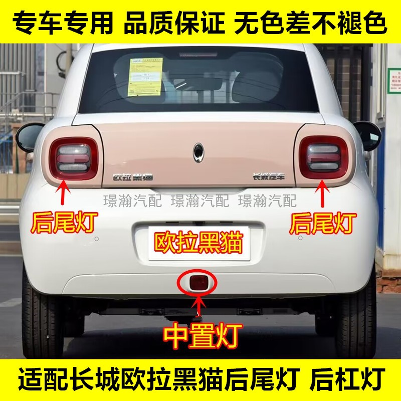 璟瀚欧拉黑猫后尾灯总成后中置灯