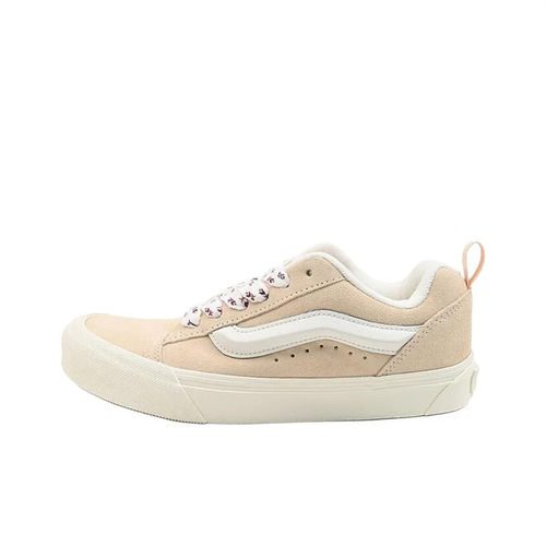 VANS/范斯官方正品男女鞋 Knu Skool 休闲防滑低帮米色帆布板鞋