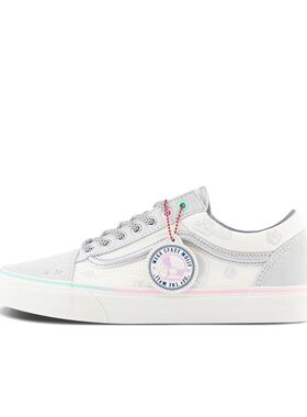 Vans范斯Old Skool SPACE MOLLY 经典舒适 板鞋 男女同款 浅灰色