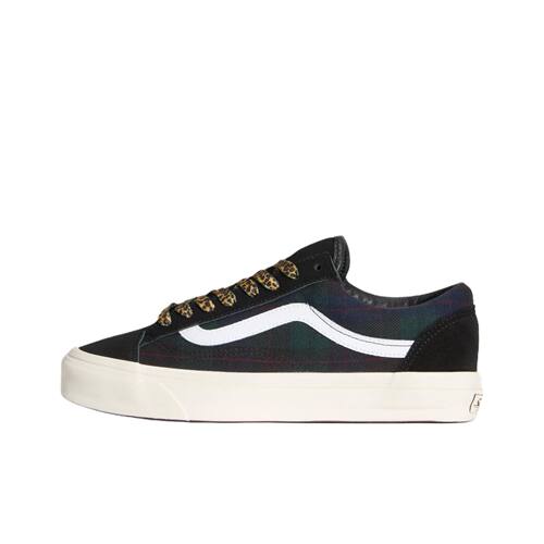 Vans范斯Old Skool 36 Premium 经典舒适 低帮板鞋 男女同款 黑白