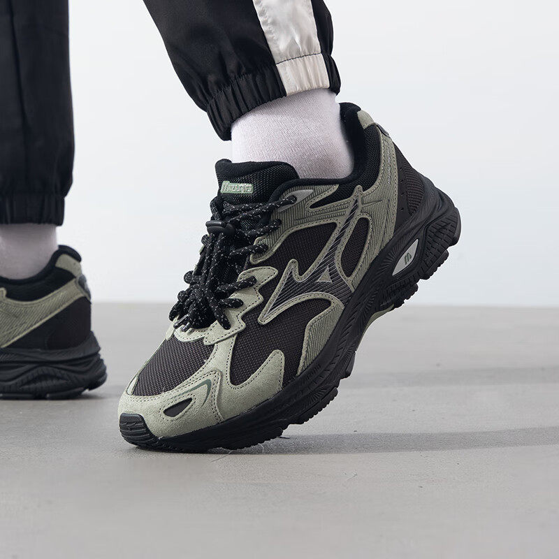 Mizuno/美津浓官方正品 RACER S 2.0 复古撞色防泼水缓震跑步鞋