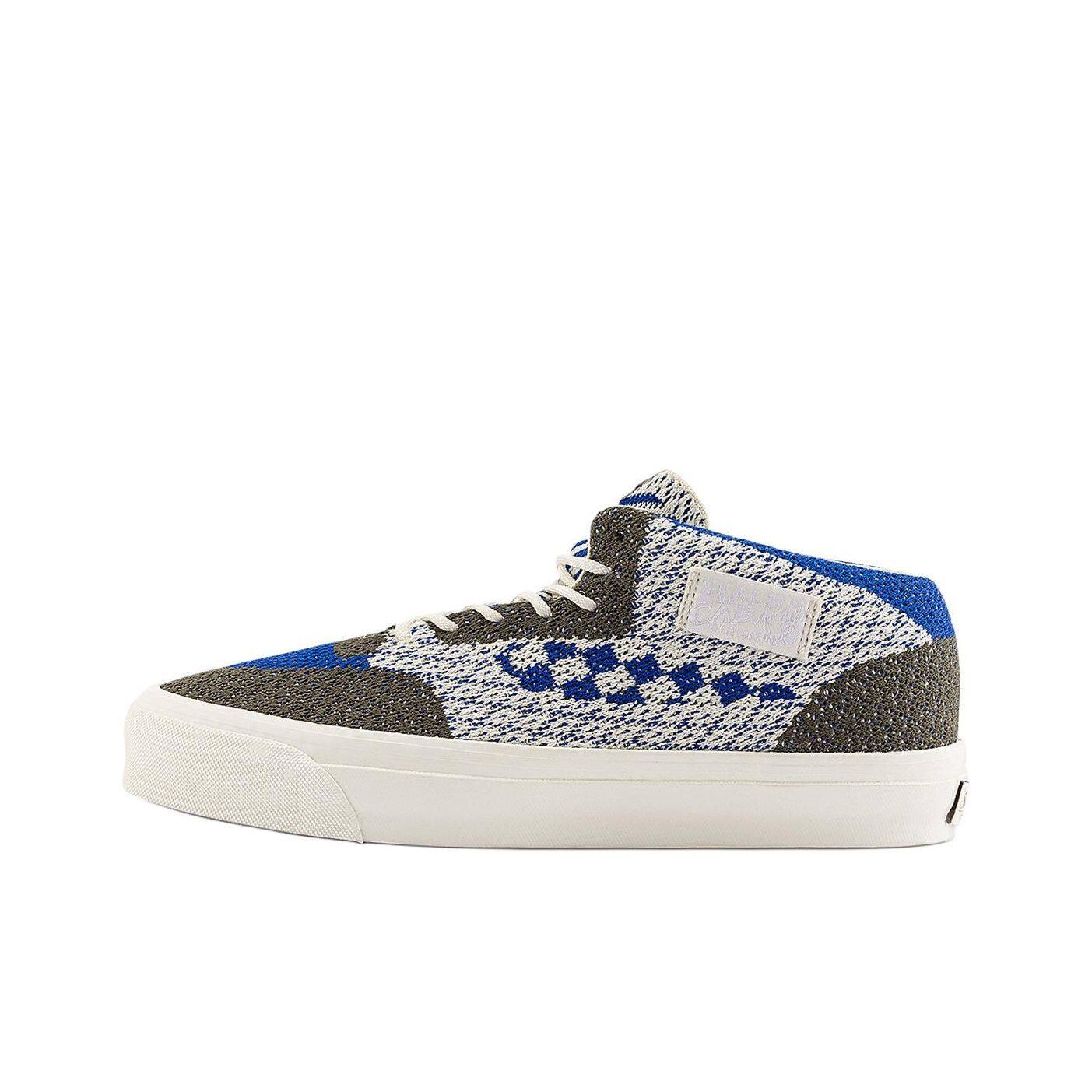 Vans范斯Premium LX Half Cab 33 EK  薄底舒适 中帮 板鞋 绿蓝色