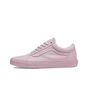 VANS/范斯官方 OLD SKOOL 粉色 男鞋低帮帆布鞋纯色休闲板鞋
