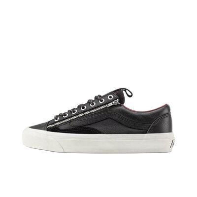 Vans范斯Old Skool 36 Premium 百搭舒适 低帮 板鞋 男女同款 黑