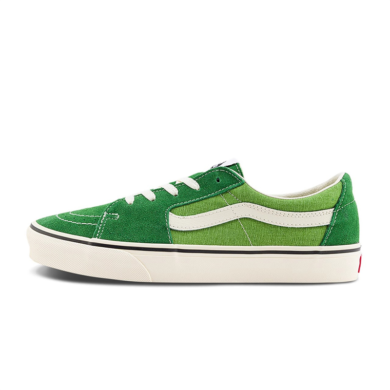 Vans范斯官方 SK8-Low 美式复古绿色男鞋防滑耐磨休闲鞋低帮板鞋
