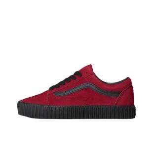 Vans范斯Old Skool Creeper 复古前卫 板鞋 男女同款 红黑