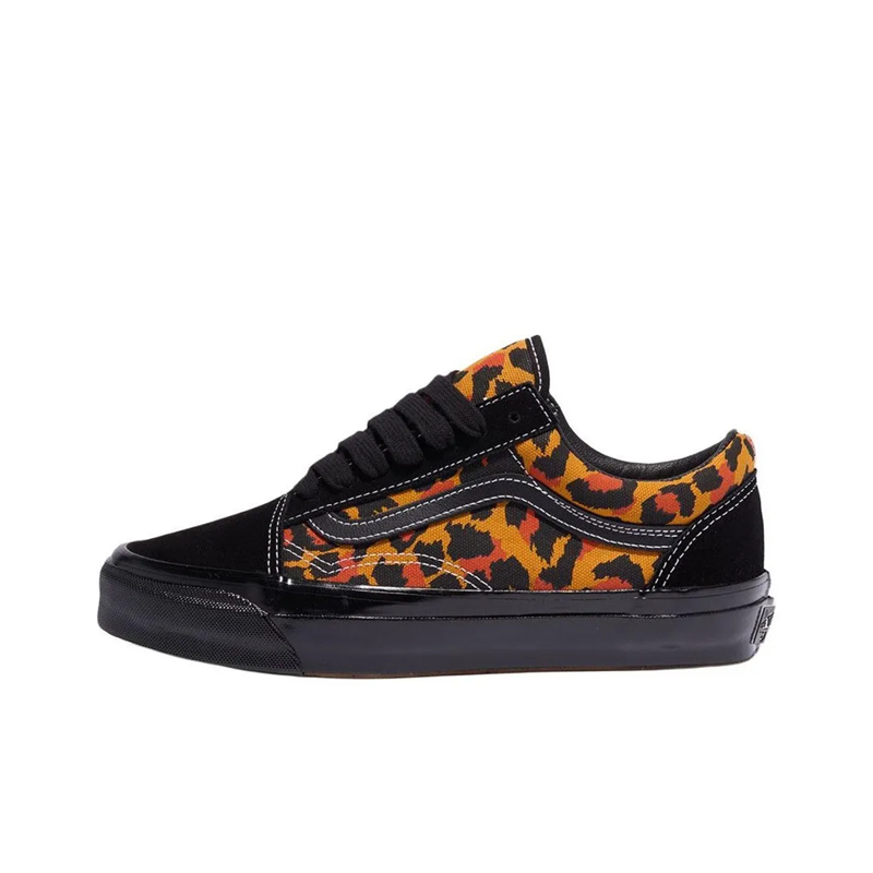 VANS/范斯官方正品男鞋 Old Skool 豹纹潮流百搭防滑耐磨低帮板鞋