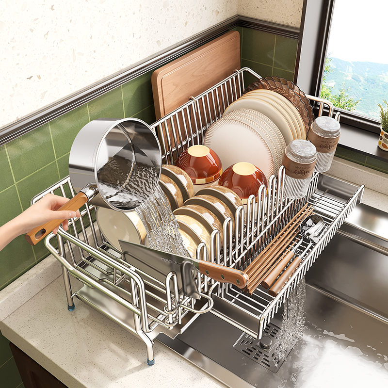 食品级304不锈钢沥水架