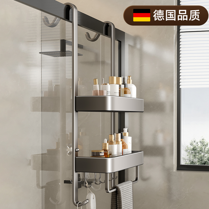 浴室淋浴房置物架挂架免打孔