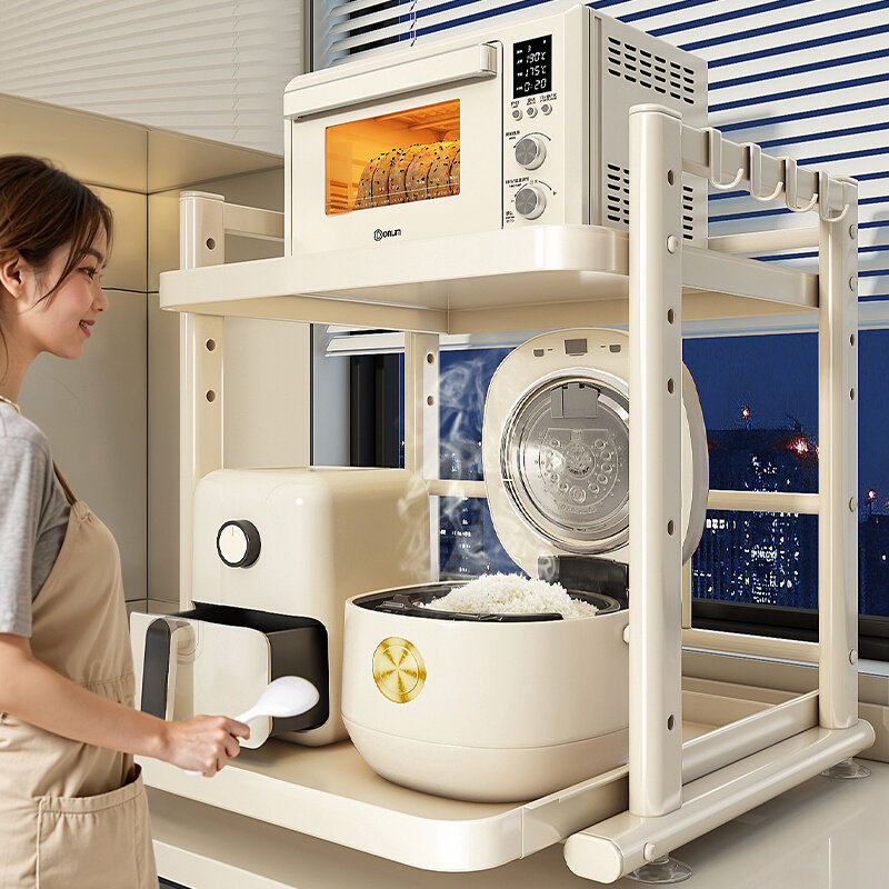 厨房电饭煲微波炉置物架