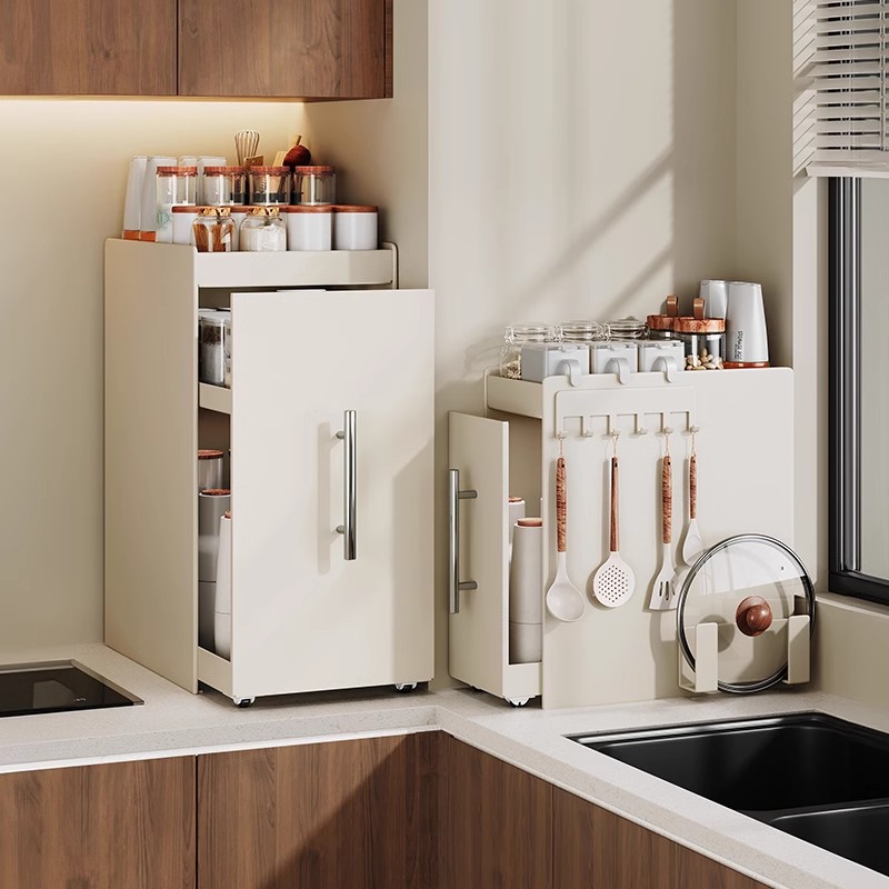 2025新款抽拉式调料品置物架