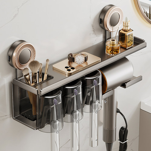 【三安装X进口品质】新款牙刷架