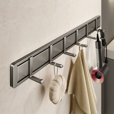 浴室可移动毛巾挂钩免打孔强力