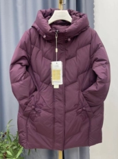 Одежда для дам 中老年冬季新款中长款羽绒服妈妈冬装加厚保暖宽松大码白鸭绒外套