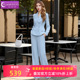 西服外套休闲长裤 菲梦伊通勤风西装 商务干练气质修身 女春季 子 套装