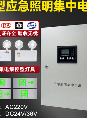 A型消防应急照明集中电源300W500W集中控制疏散指示灯EPS配电箱