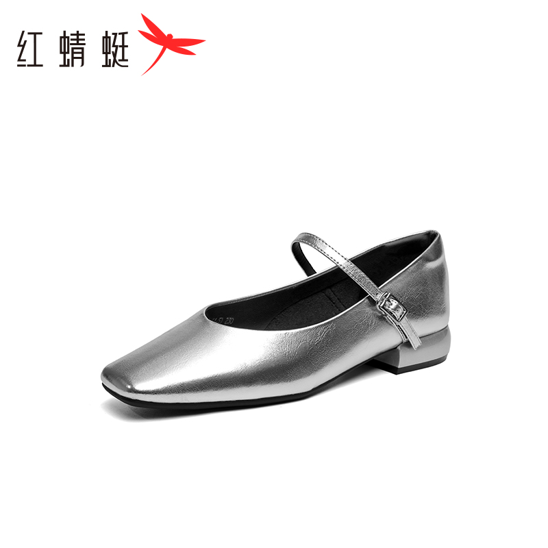 红蜻蜓玛丽珍鞋休闲单鞋