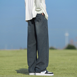 2025春秋季小众拼接松紧腰复古水洗牛仔长裤XZ503-1K822P50控78，男装休闲裤，星座503-1