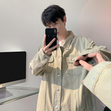 2025新款高品质小众设计全摁扣男女款牛仔外套XZ503JK10P68控118，男装工装外套，星座503-1