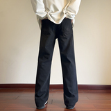 秋冬季直筒男女款水洗修身微喇牛仔裤XZ503-1K819P55控78，男装牛仔裤，星座503-1