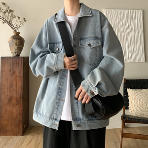 2025春夏新款光版牛仔外套男女同款XZ503JK12P68控108图片