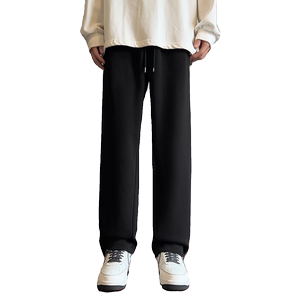 秋冬新款三条杠重磅华棉直筒潮流休闲裤XZ503-1K5016P60控88图片