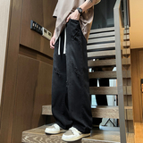 2025夏季冰丝破洞牛仔长裤男女款现货XZ503-1K827P55控78，男装休闲裤，星座503-1