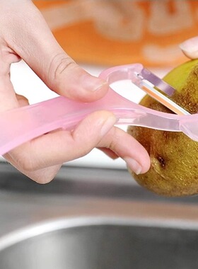日本进口削皮刀不锈钢厨房专用刮皮器家用多功能土豆水果去皮神器