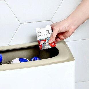 日本家用洁厕灵清香型洁厕宝蓝泡泡马桶除臭厕所自动清洁去垢神器