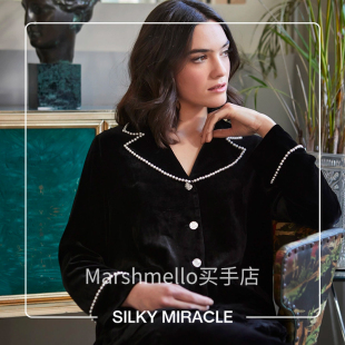 VELVET真丝丝绒珍珠睡衣居家服套装 SILKY MIRACLE SILK 可外穿