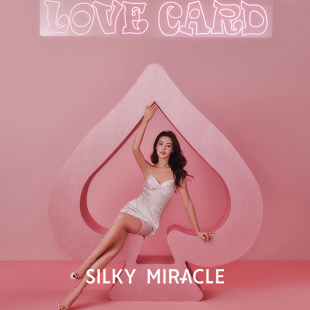 SILKY 宋妍霏同款 MIRACLE真丝吊带LOVE CARD桑蚕丝睡裙商场同款